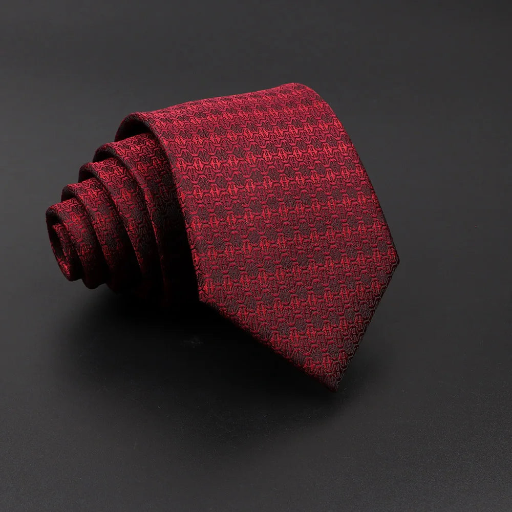 Entwistle - Red Textured Tie