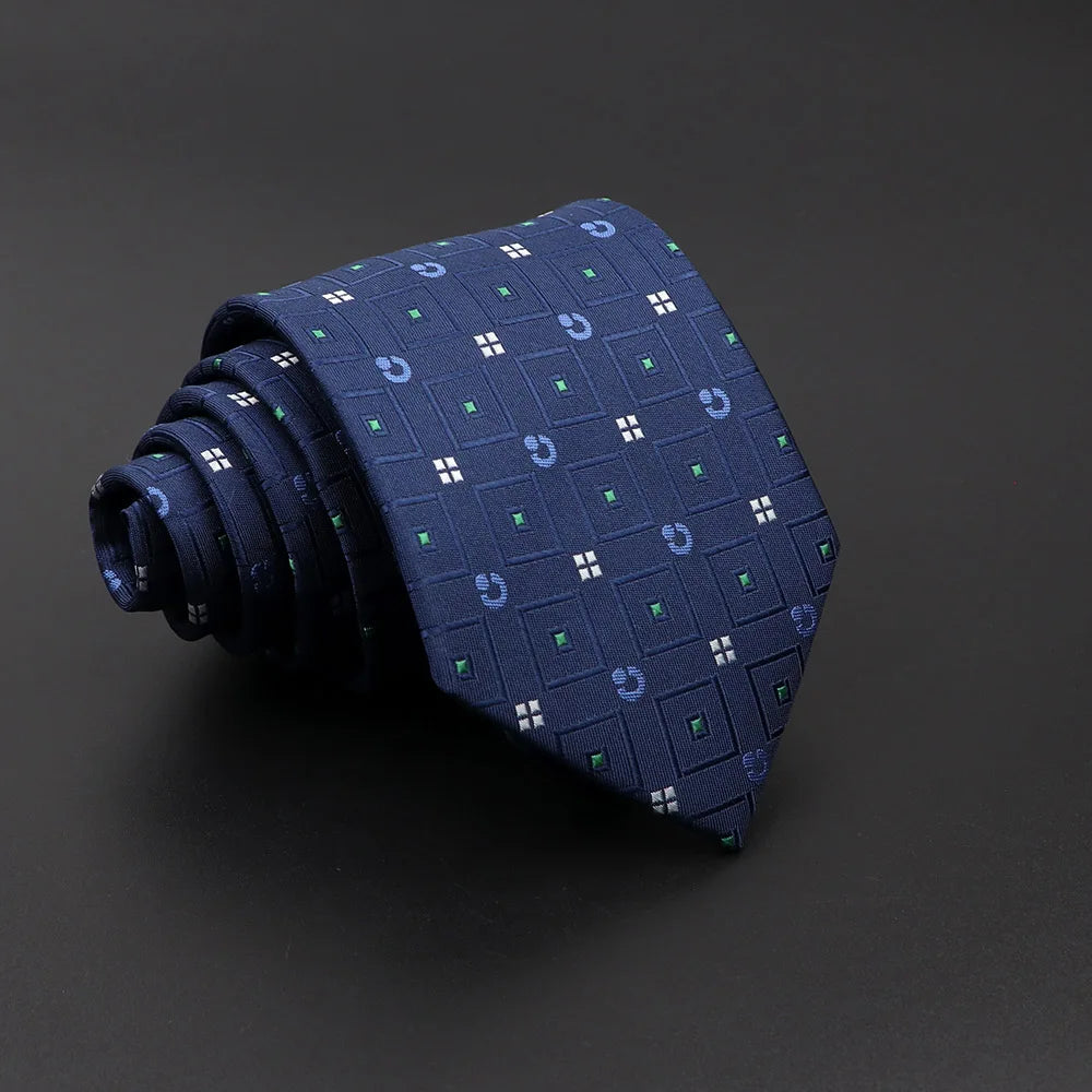 Nuttall - Navy Square Dot Tie