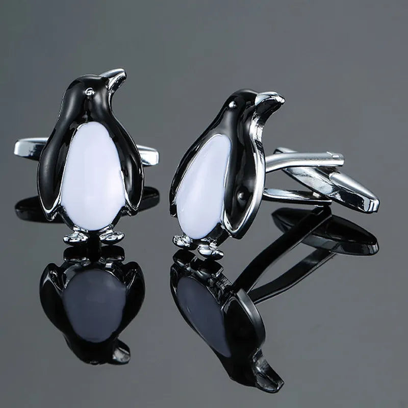 Talisman Cufflink – Tuxedo Penguin