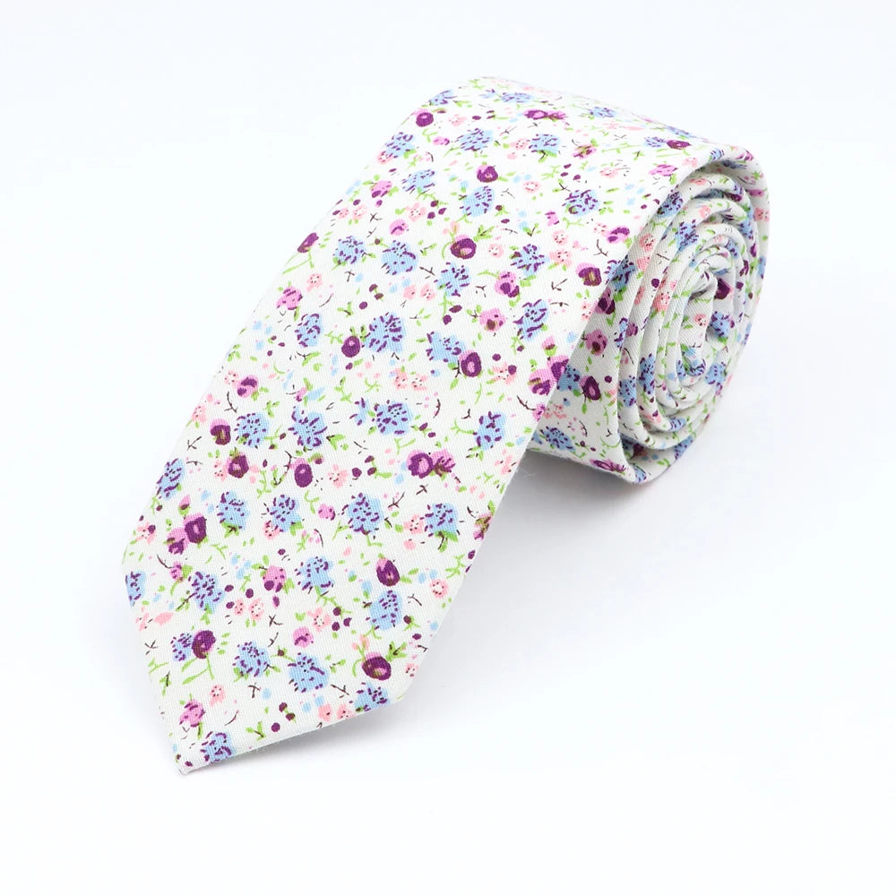 Holloway - White Bluebell Scatter Tie