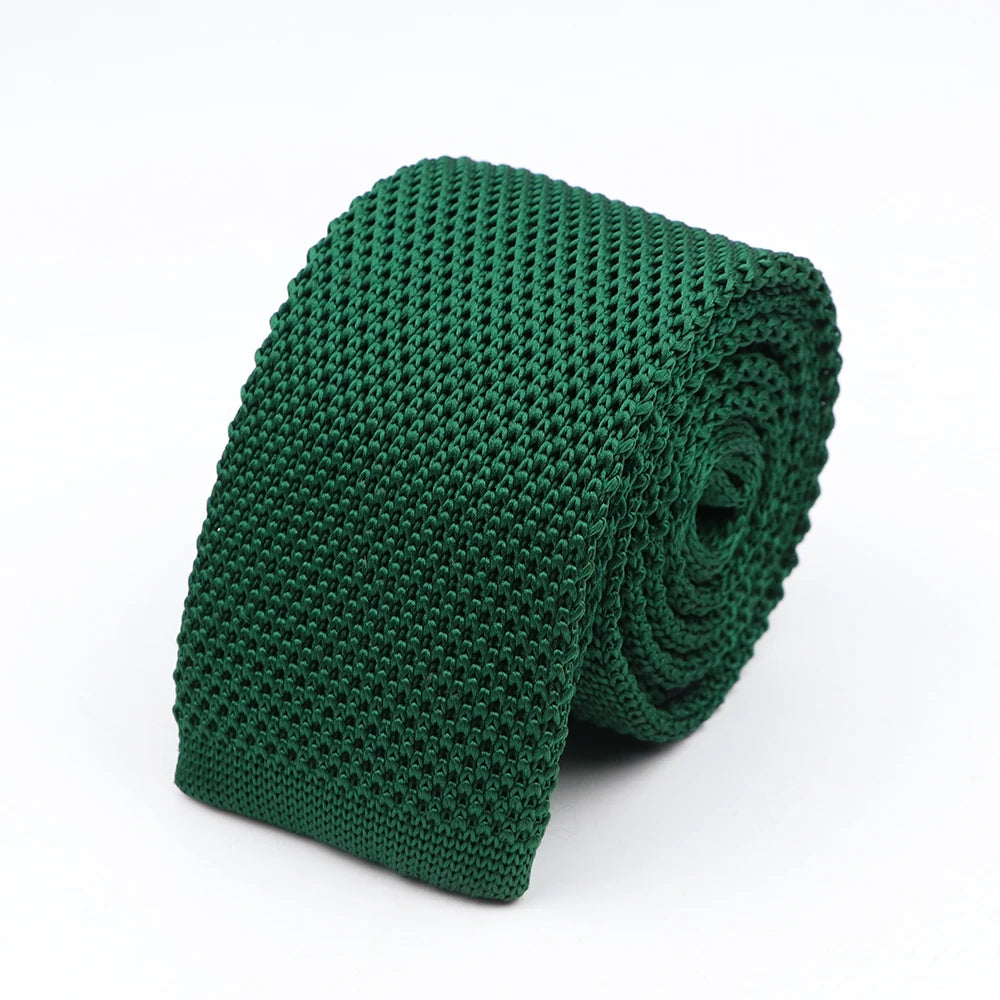 Northcote - Forest Green Knitted Tie