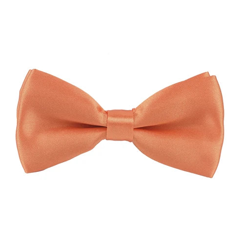 Talisman Bow Tie - Peach Solid Bow Tie