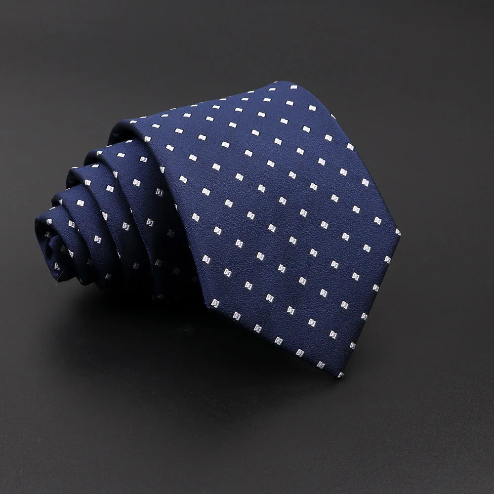 Greenhalgh - Navy Spaced Dot Tie