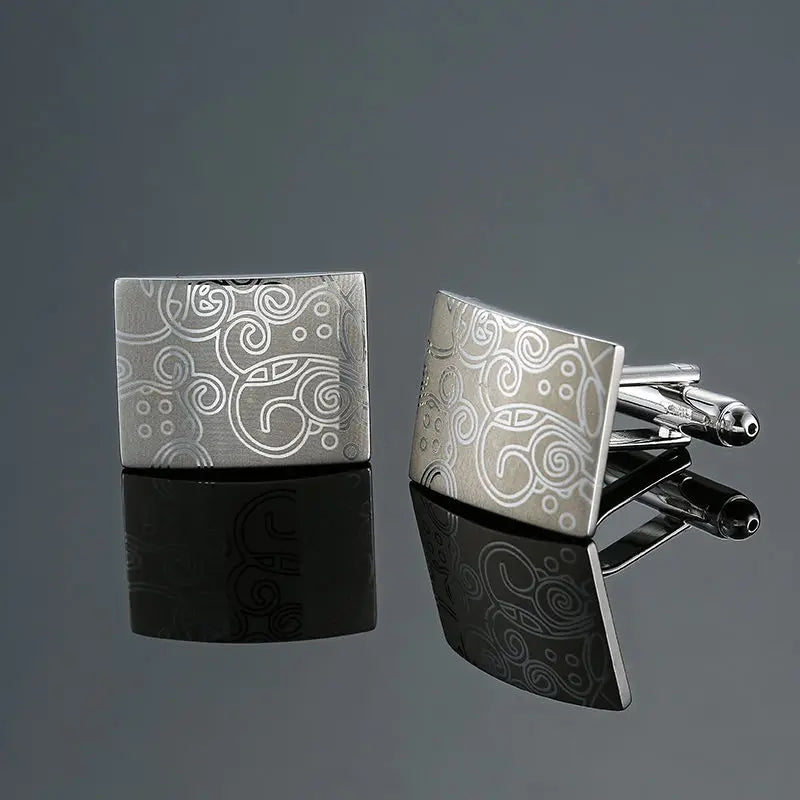 Engraved Filigree cufflinks