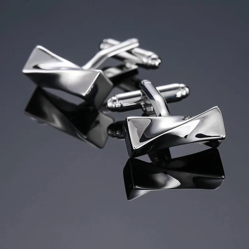 Onyx Twist cufflinks