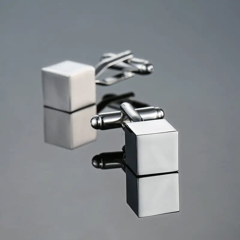 Silver Cube cufflinks