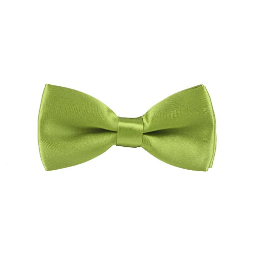 Talisman Bow Tie - Olive Green Solid Bow Tie