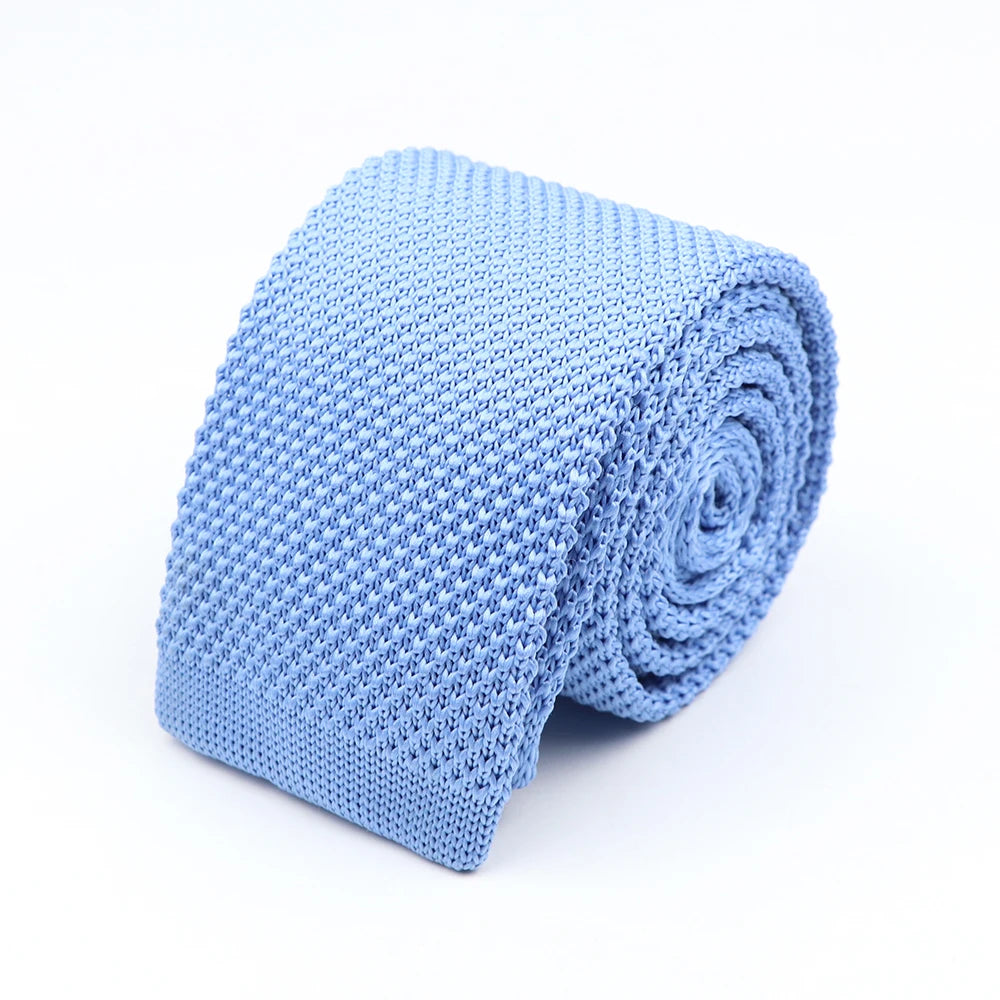 Danforth - Sky Blue Knitted Tie