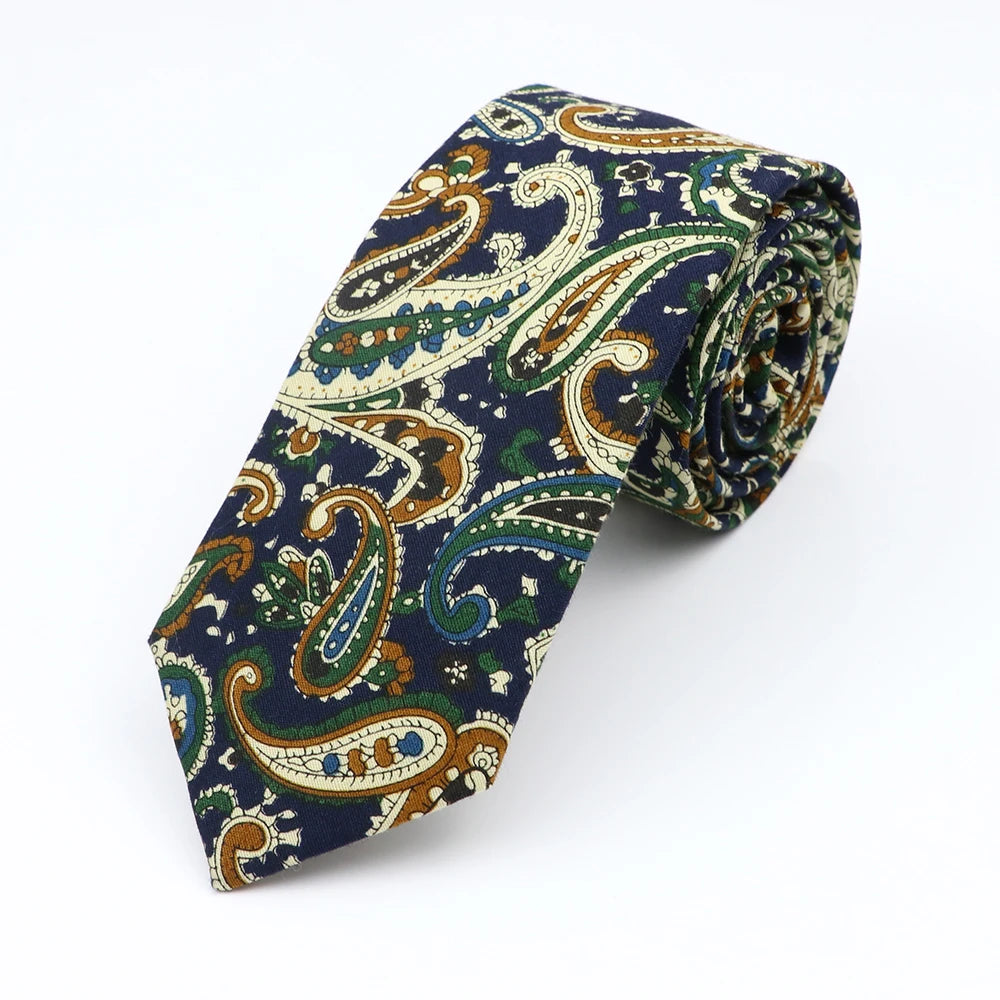 Wycliffe - Antique Gold Paisley Tie