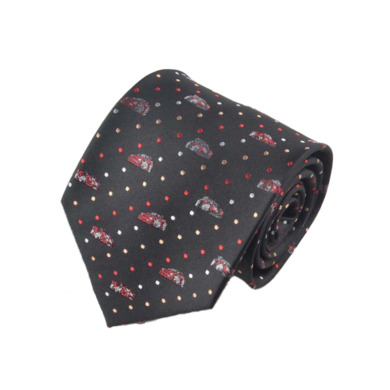 Della Somaglia - Red Sports Car and Confetti Dot Tie