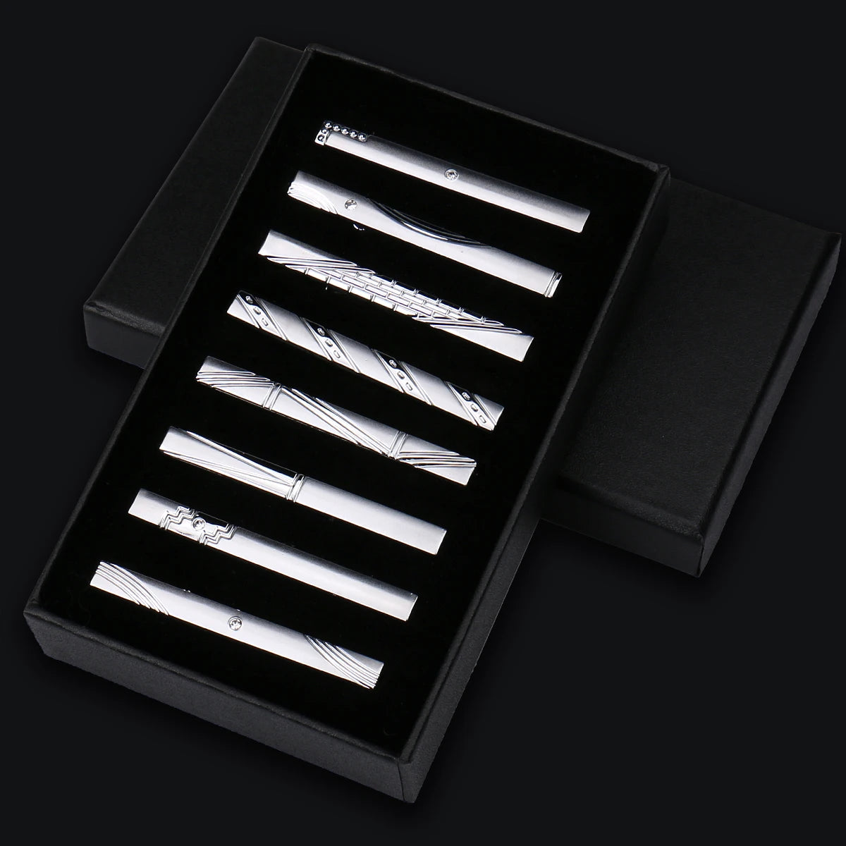 Talisman Tie Clip Set - Monarch Angle