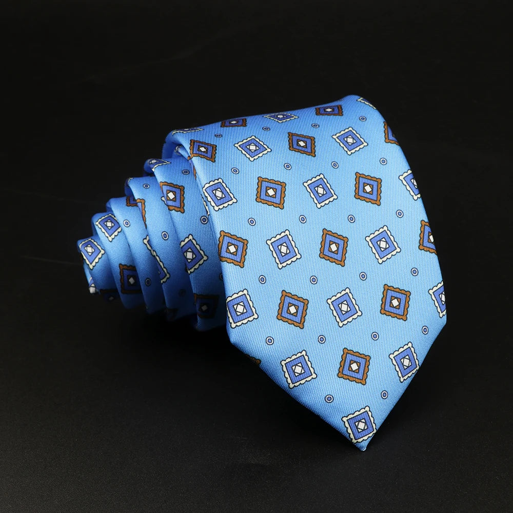Cambiaso - Azure Compass Tie