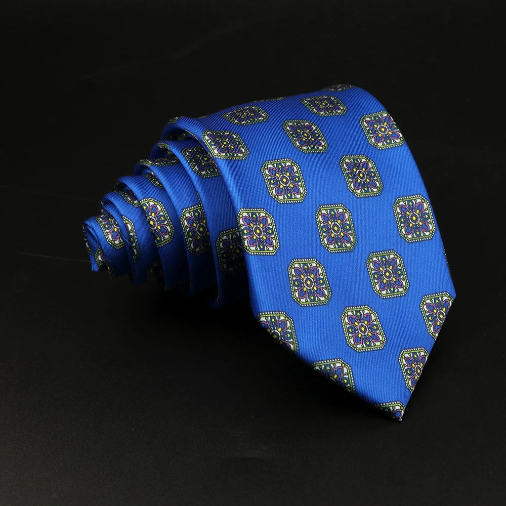 روفيني - ربطة عنق فسيفساء نيلي