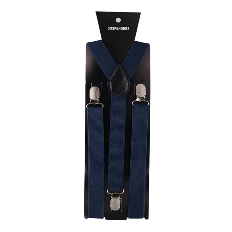 Navy Blue suspenders