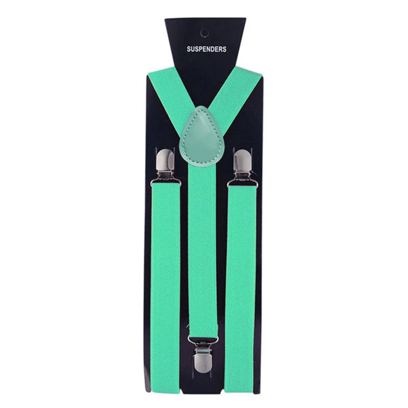 Mint Green suspenders