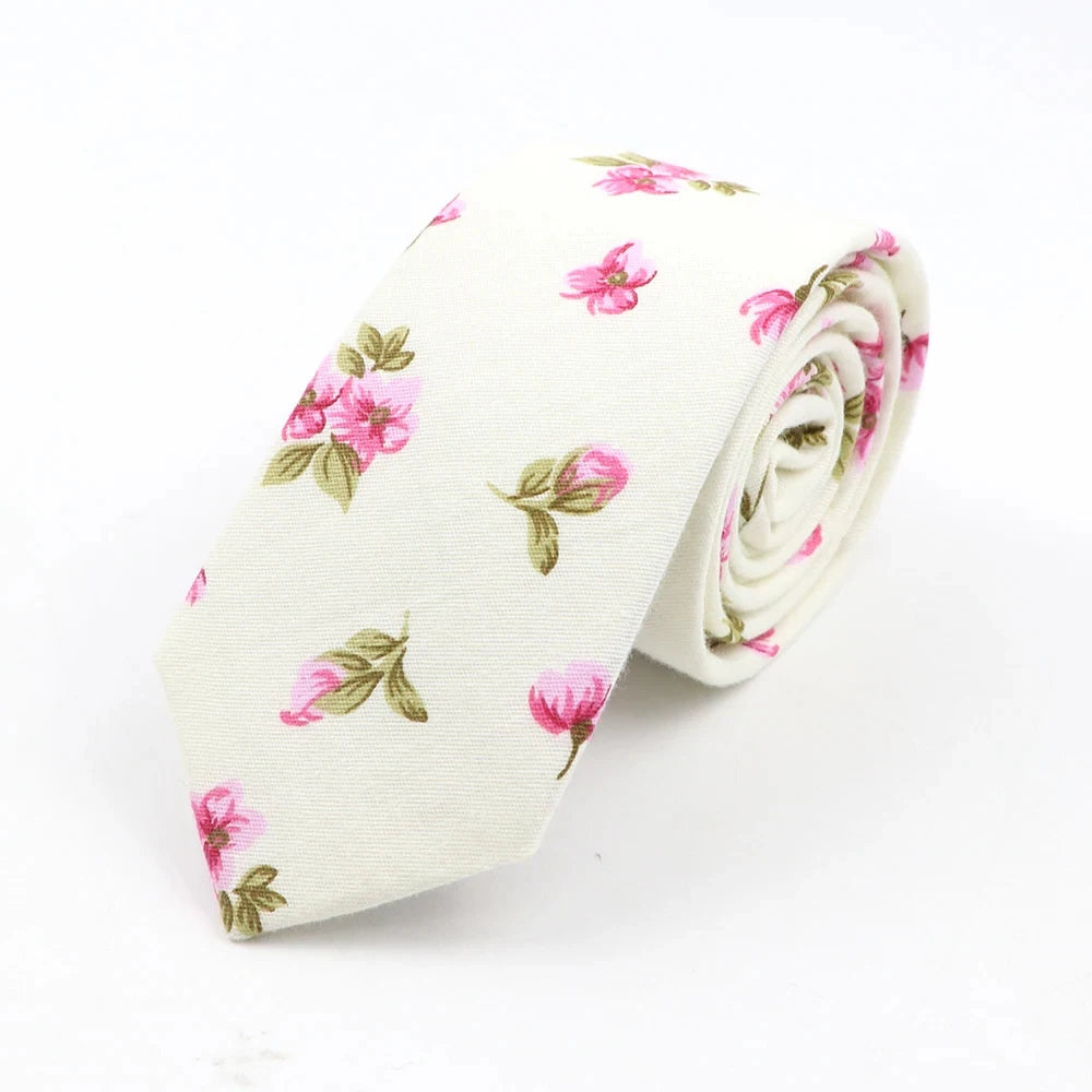 Northcote - Ivory Rosebud Tie