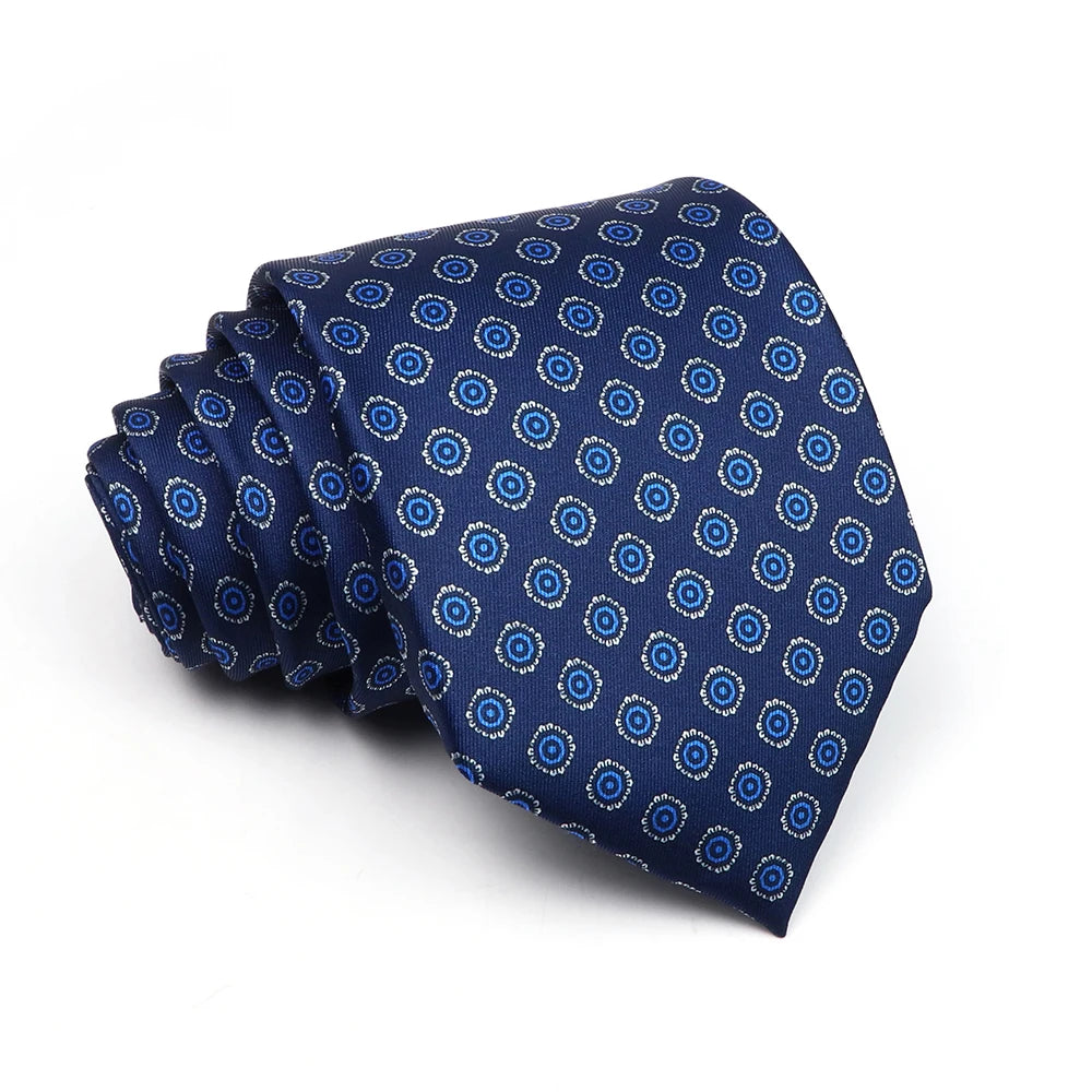 Wadhurst - Blue Mini Medallion Tie