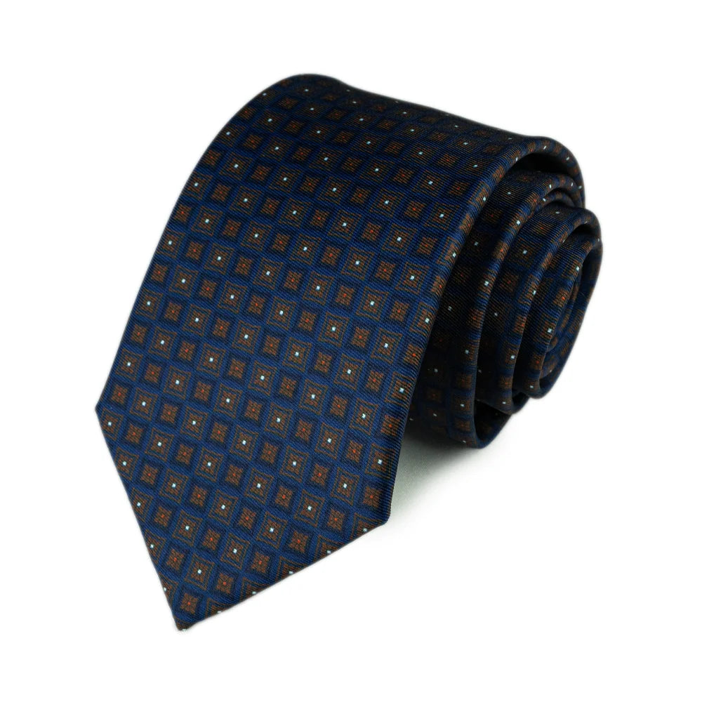 Fangfoss - Navy Micro Dot Tie