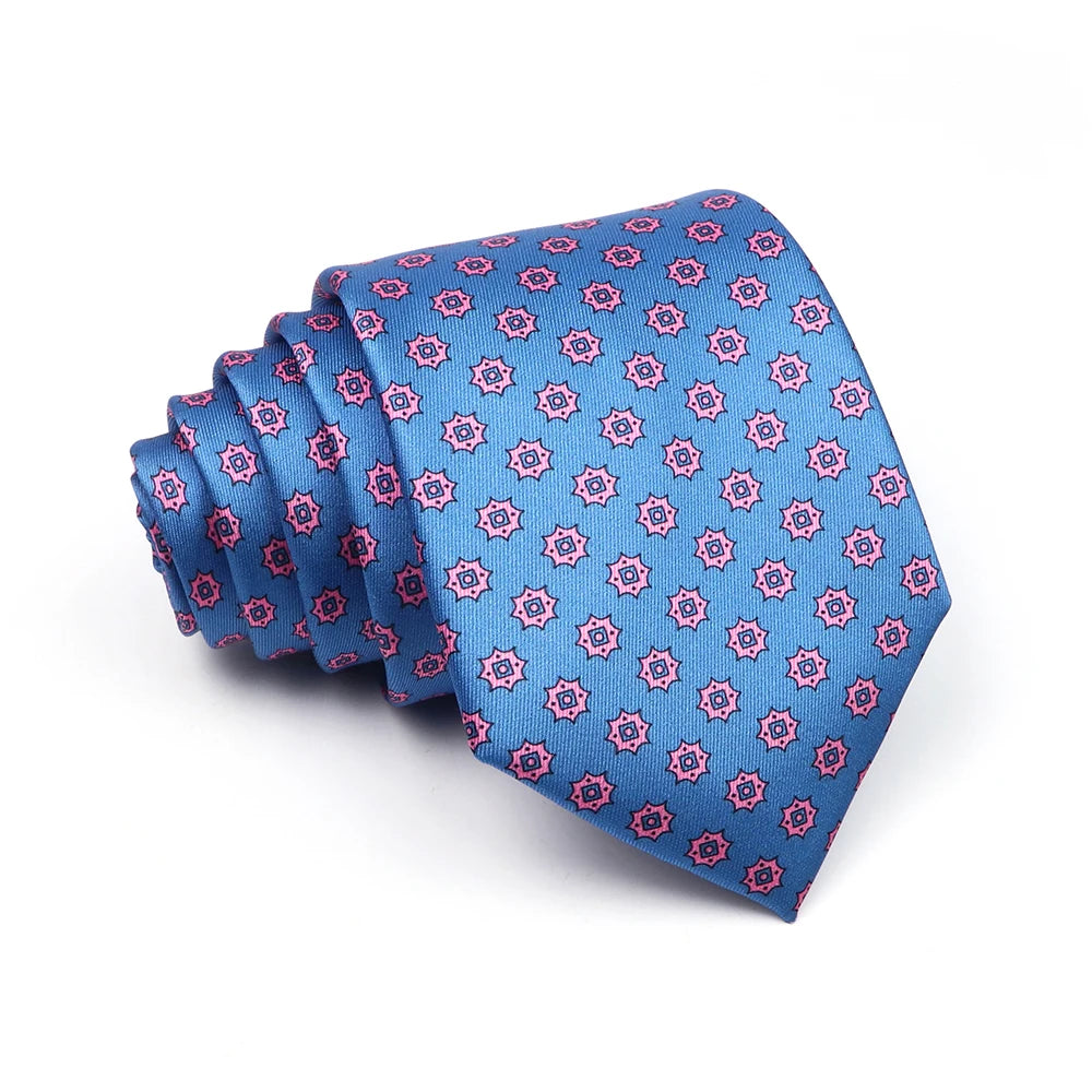Hambleden - Sky Blue Yellow Dot Tie