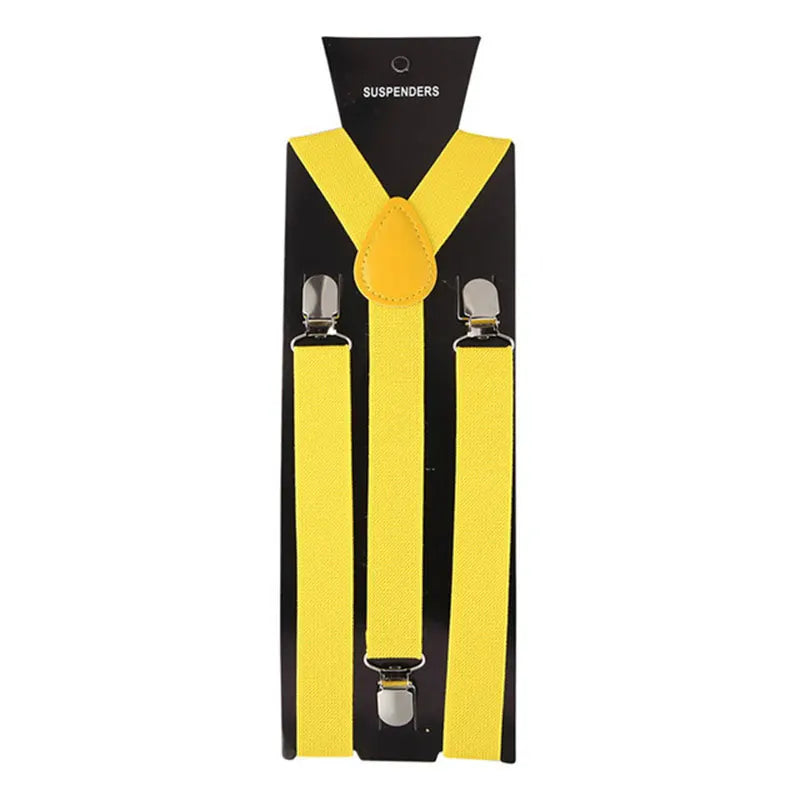 Yellow suspenders