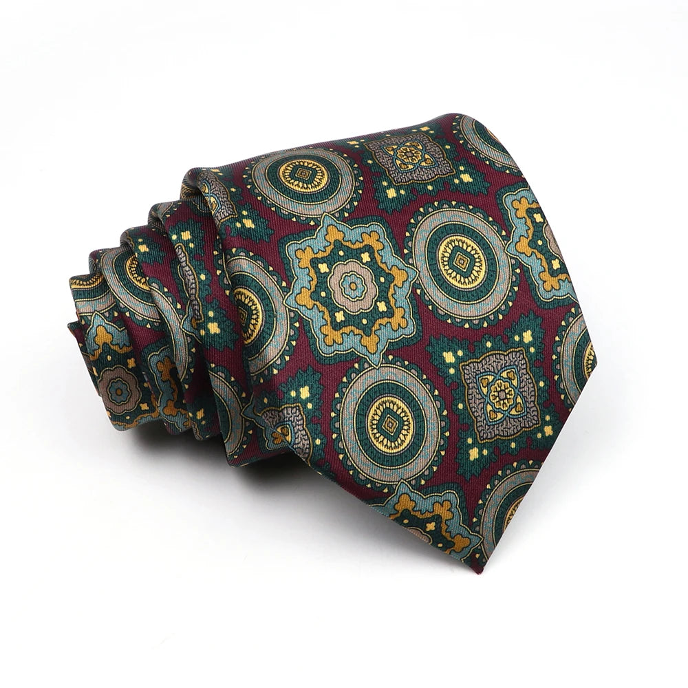Lavenham - Olive Medallion Tie
