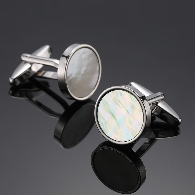 Talisman Cufflink – Ivory Pearl