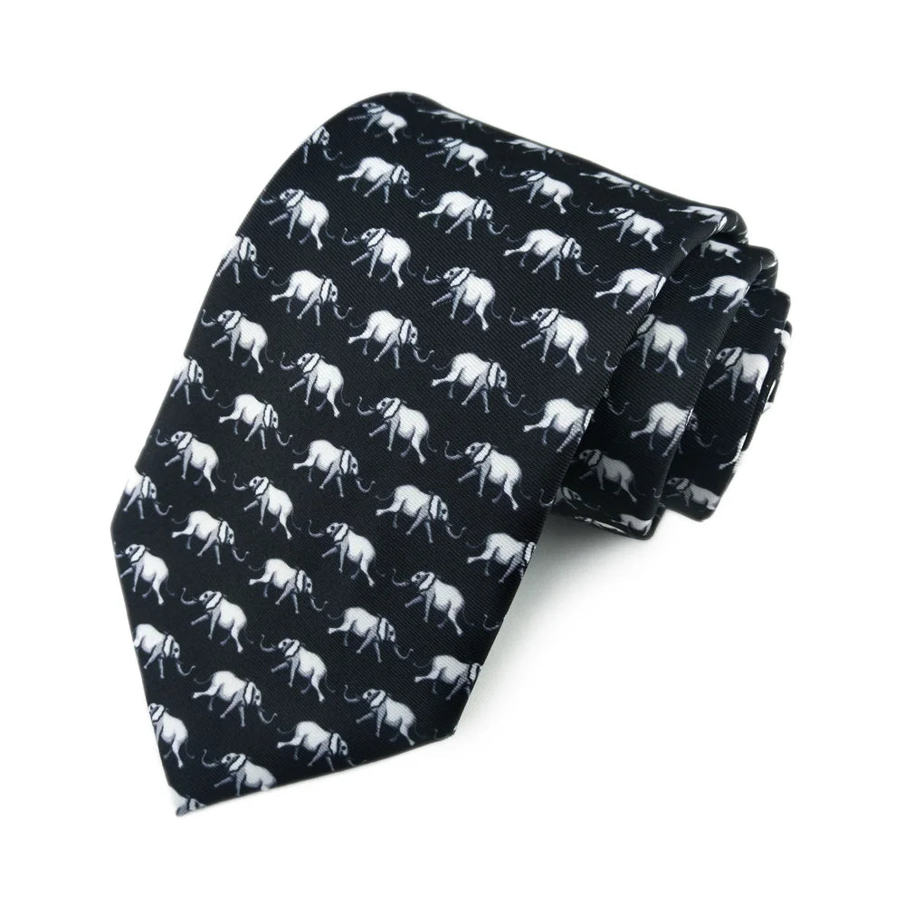 Ingleby - Black Elephant Herd Tie