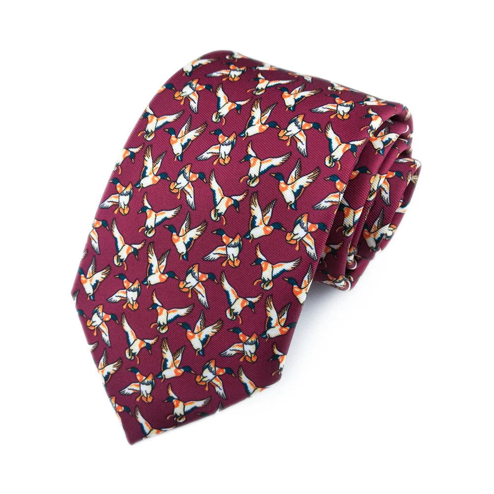 Pickering - Burgundy Flying Duck Tie