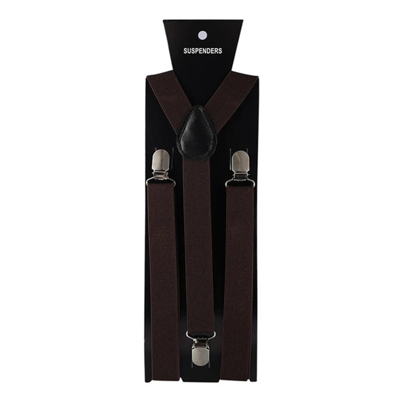 Coffee Brown suspenders