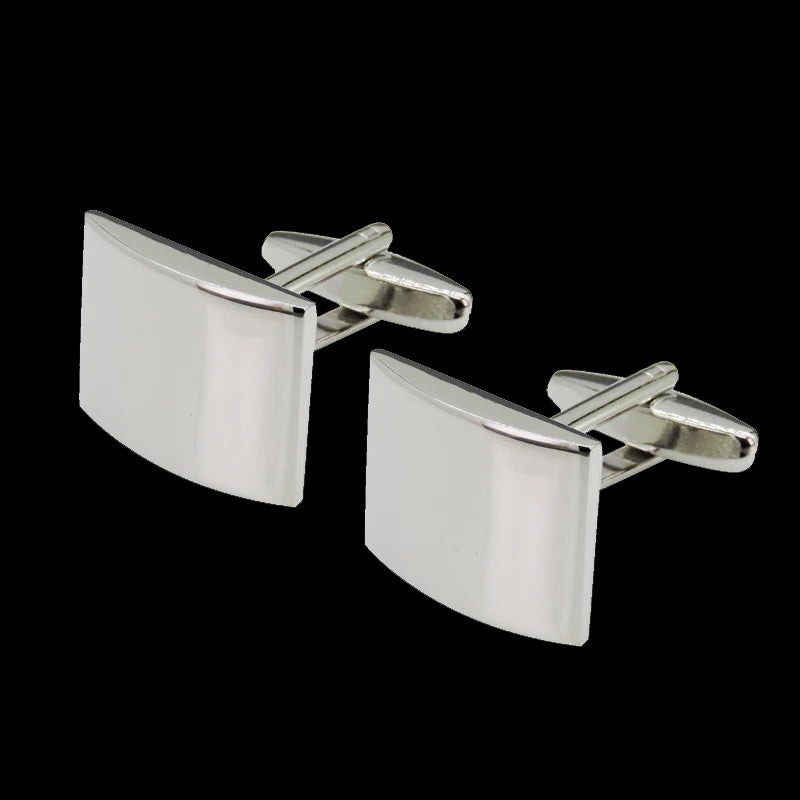 Pearl White Curve cufflinks