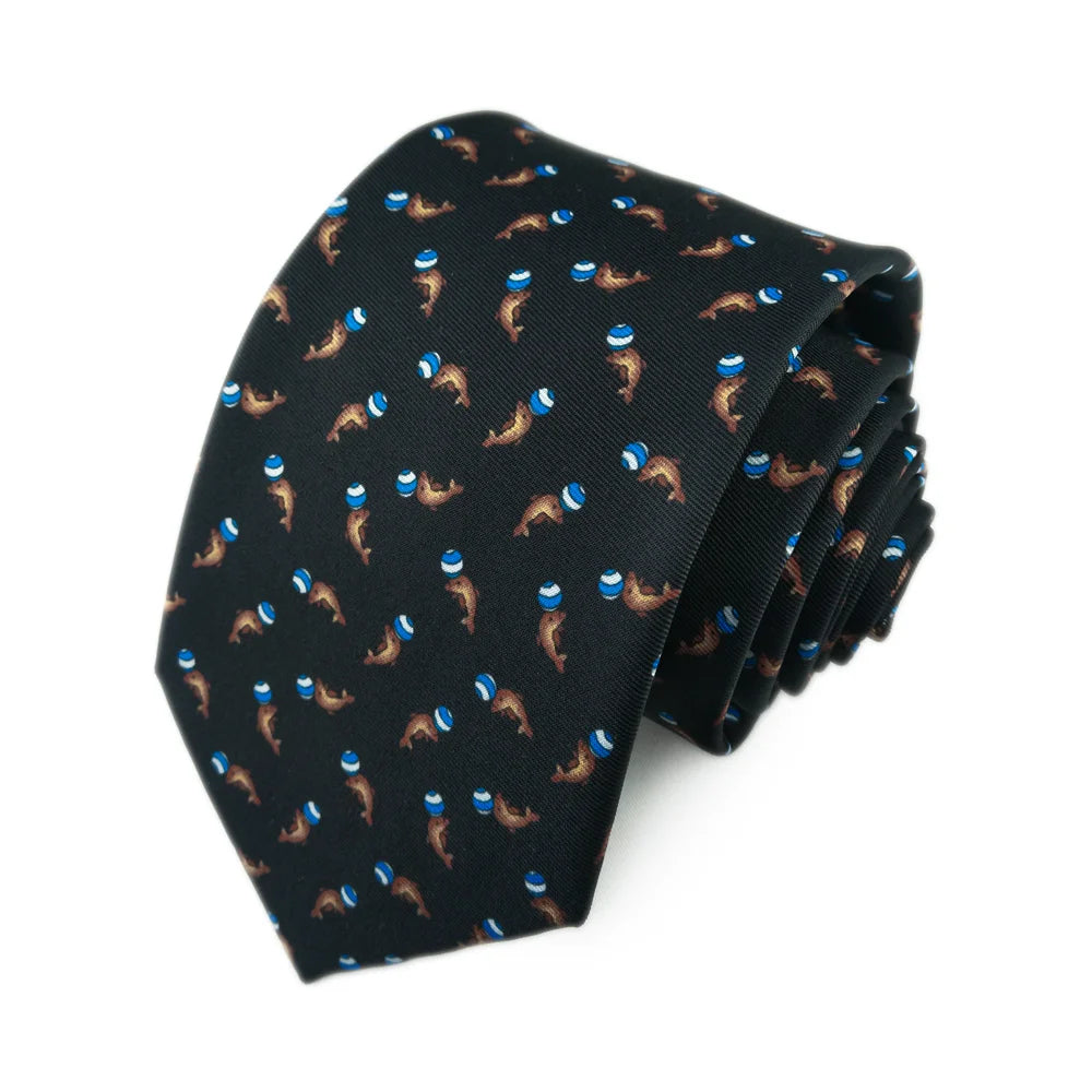 Skelton - Black Dachshund Tie