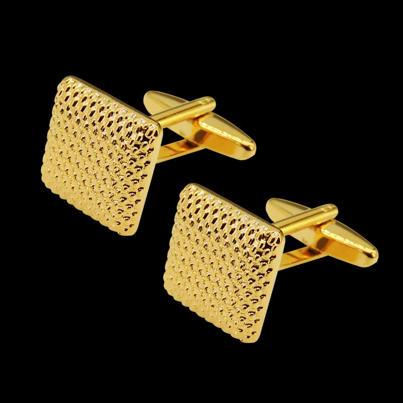 Golden Honeycomb cufflinks