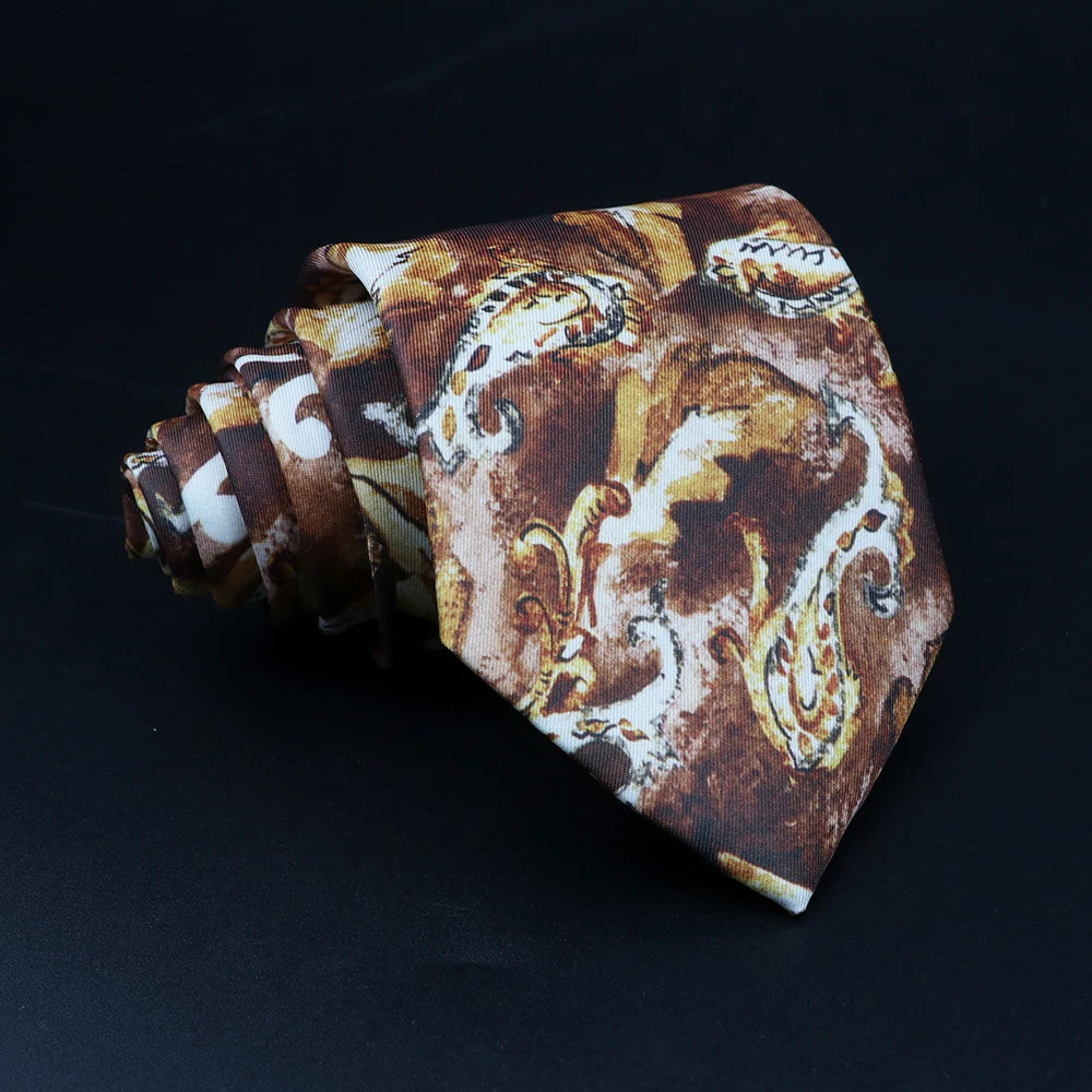 Biscari - Baroque Bronze Abstract Tie