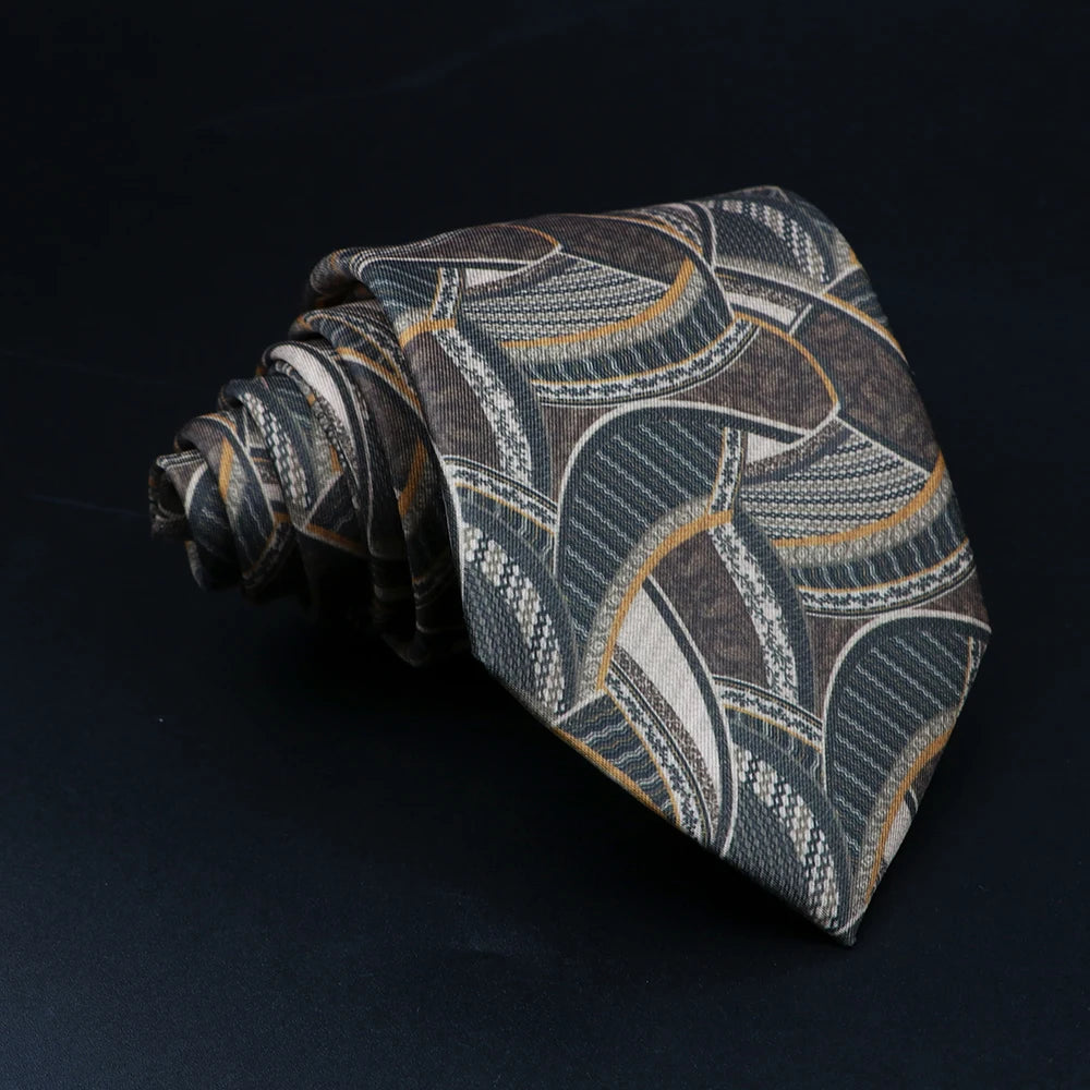 جامباكورتا - ربطة عنق قوسية عتيقة بلون الأرض