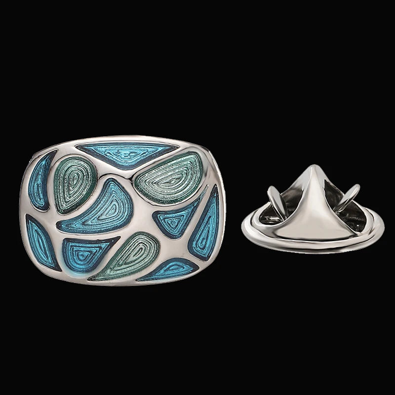 Turquoise Paisley brooch