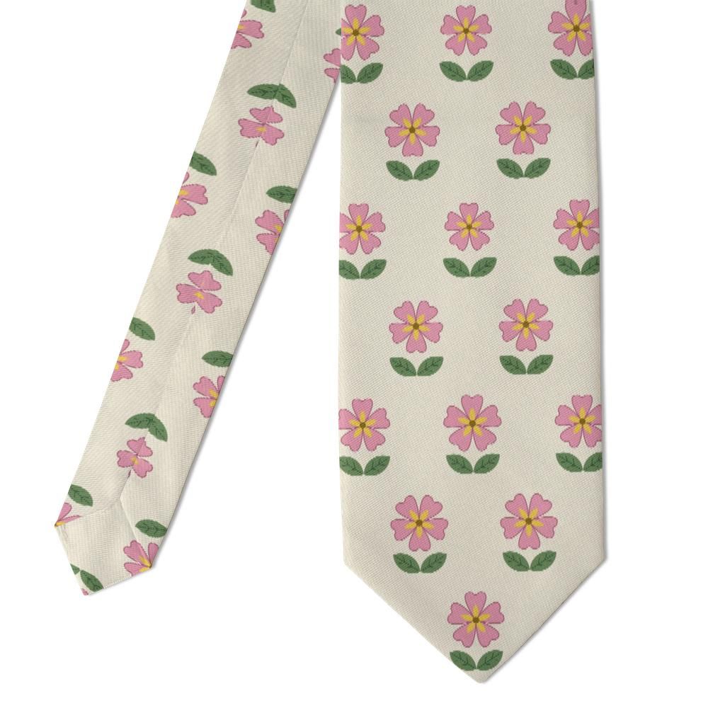 Stjernvall - Cream & Pink Primrose Tie – Cottage Garden