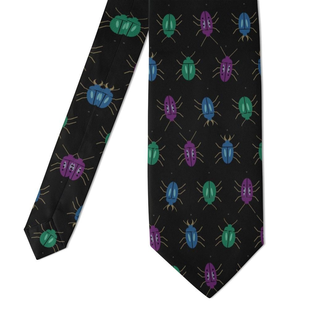 Daa - Black & Emerald Beetle Tie – Jewel Specimen Cabinet