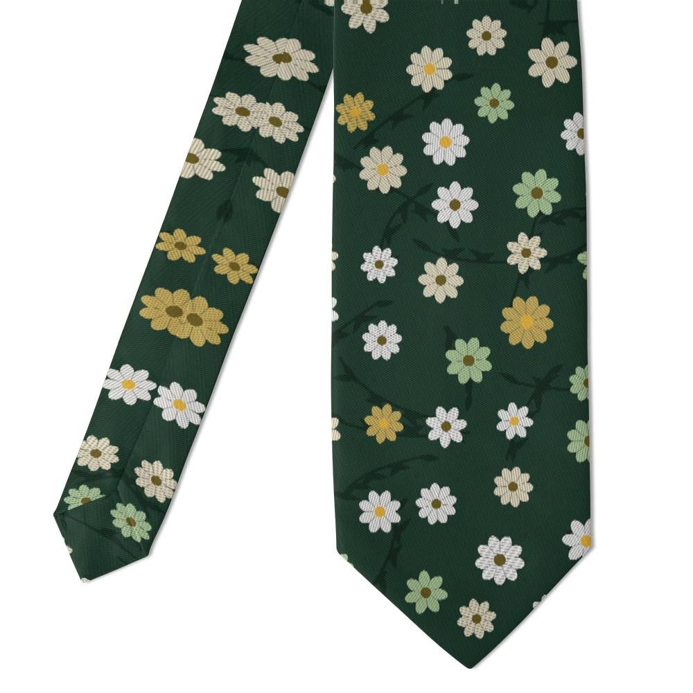 Zamoyski - Forest & Cream Daisy Jacquard Tie – Tatra Meadow