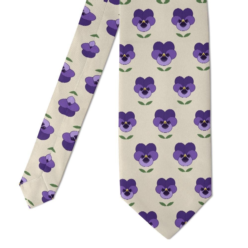 Frölich - Cream Pansy Tie – Spring Morning