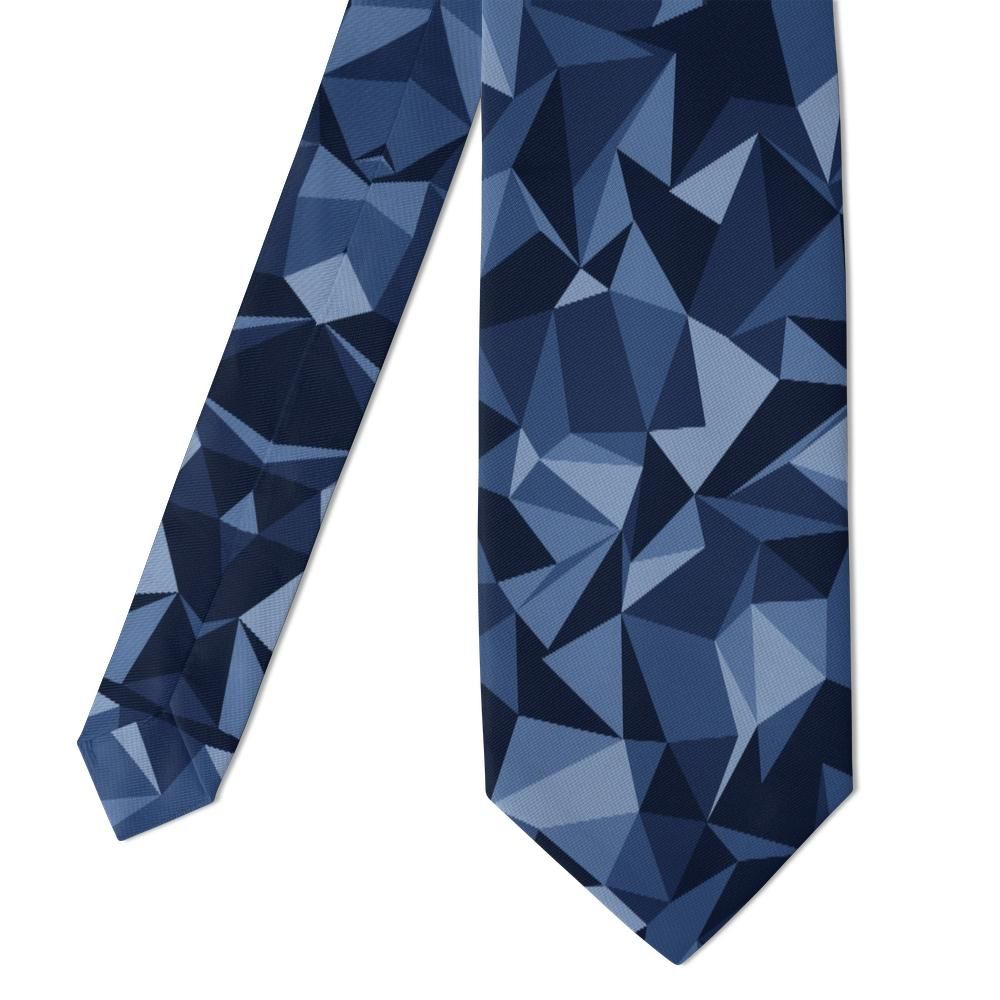 Galt - Navy & Sky Faceted Prism Tie – Glacier Cut