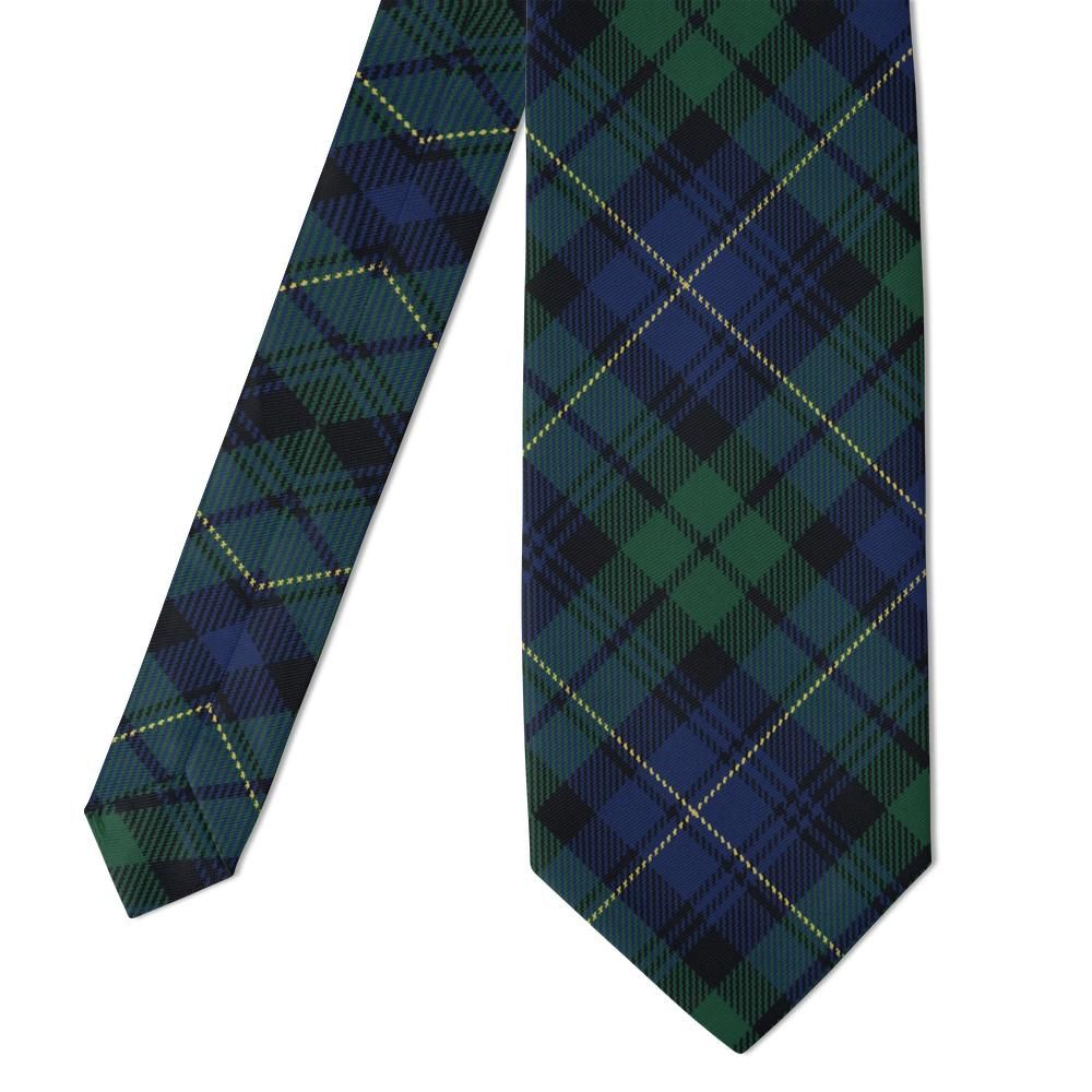 Tollemache - Navy & Green Estate Tartan Tie – Highland Watch