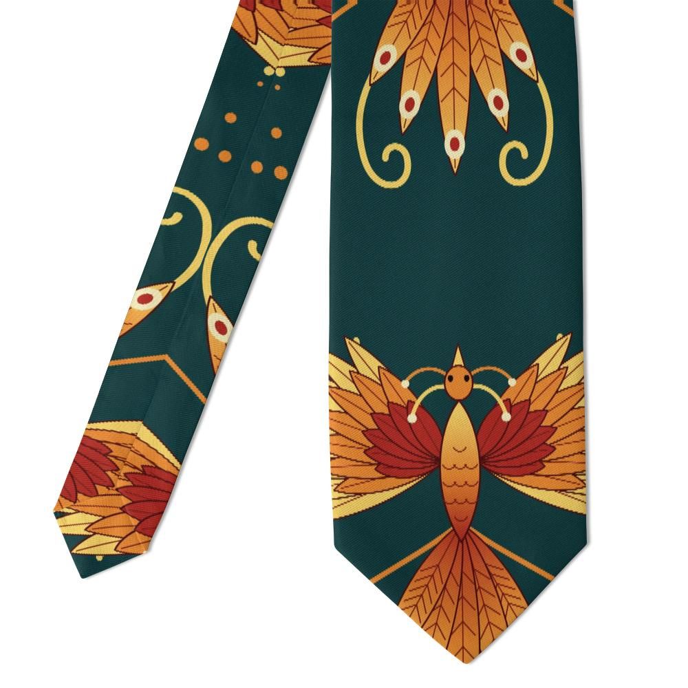 Károlyi - Teal Firebird Tie – Ember and Ocean