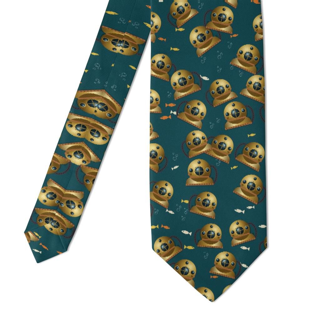 Sieniawski - Teal Diving Helmet Tie – Ocean Depths