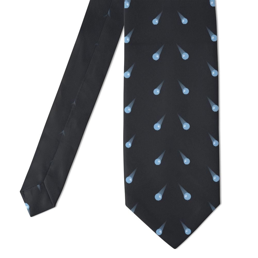 Aminoff - Charcoal & Sky Comet Dot Tie – Night Shift