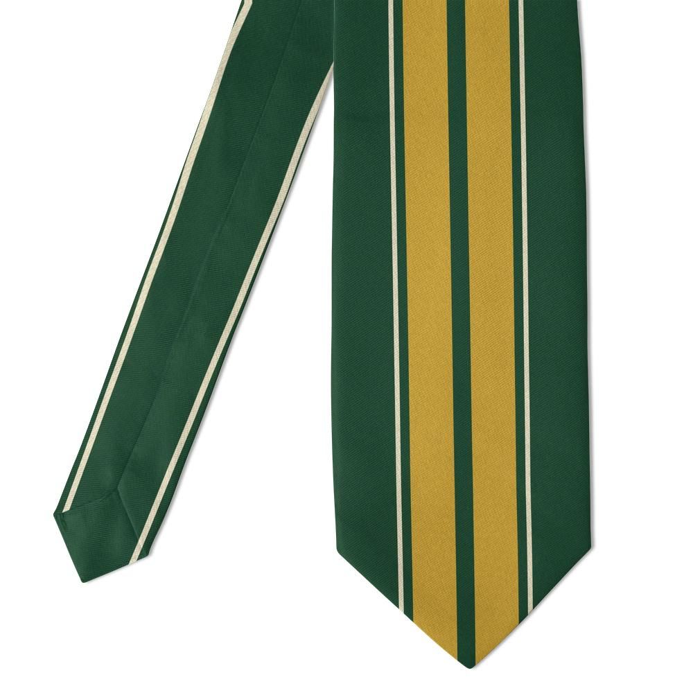 Gripenstedt - Racing Green & Gold Rally Stripe Tie – Vintage Motor Club