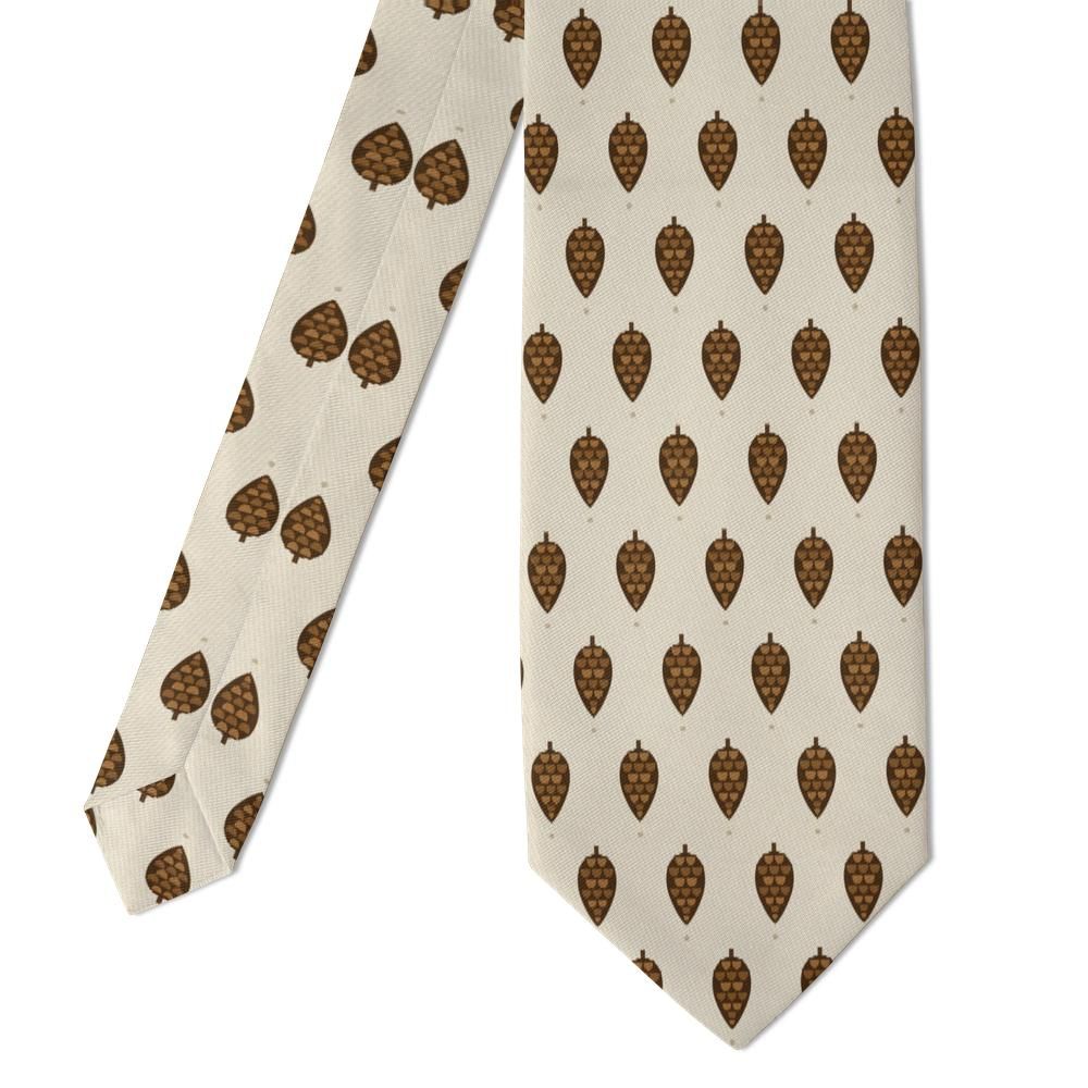Lillienskiold - Cream Pinecone Tie – Nordic Lodge