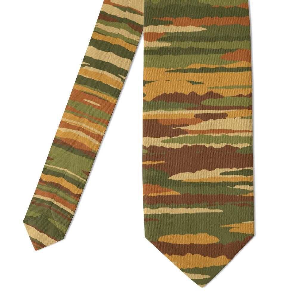 Bernstorff - Olive & Rust Painted Horizon Tie – Autumn Plains
