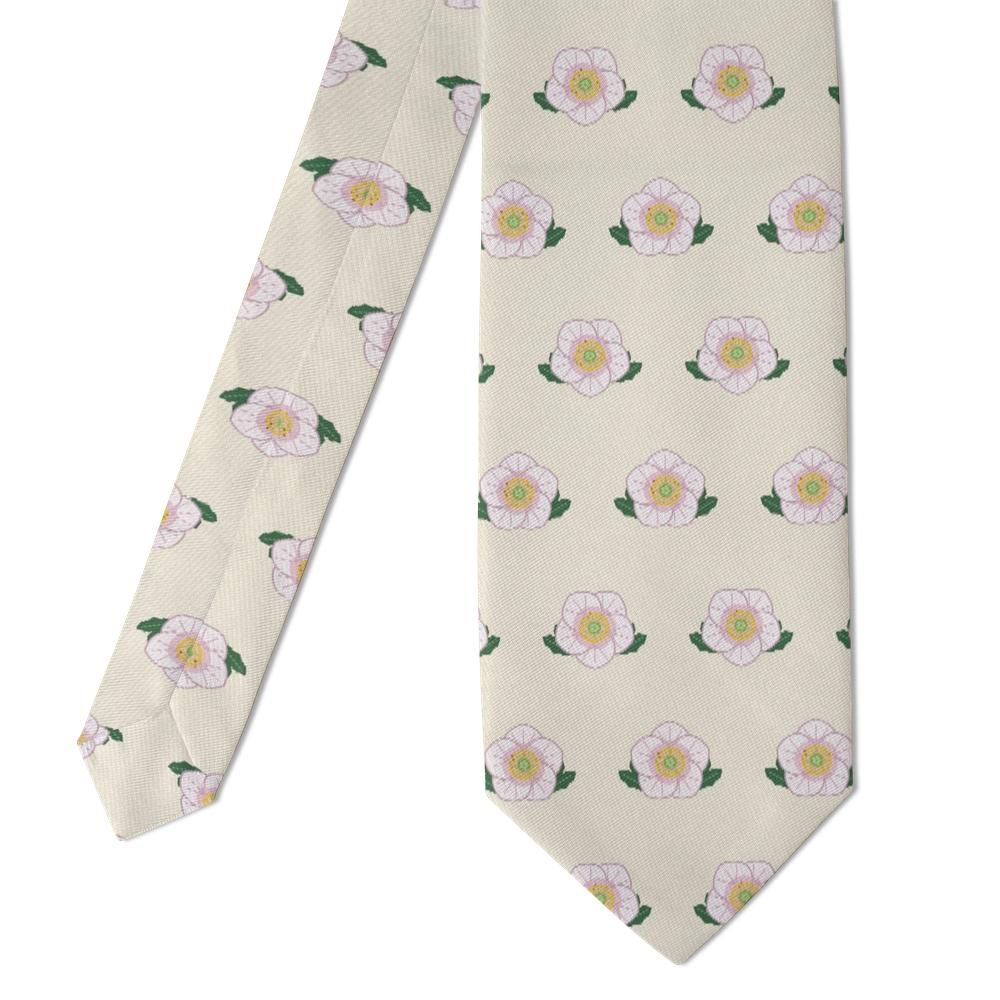 Schönburg - Cream & Blush Hellebore Tie – Christmas Rose