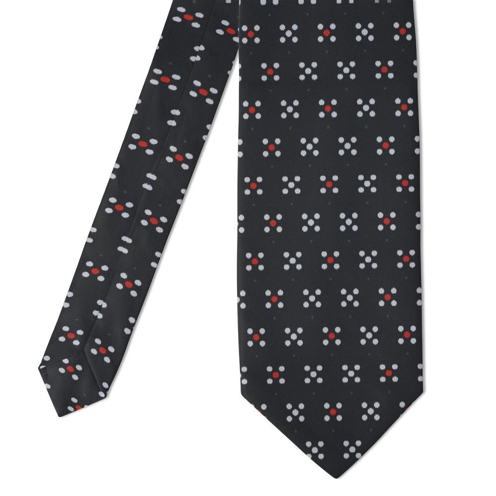 Stenbock - Charcoal Quincunx Dot Tie – City Neat