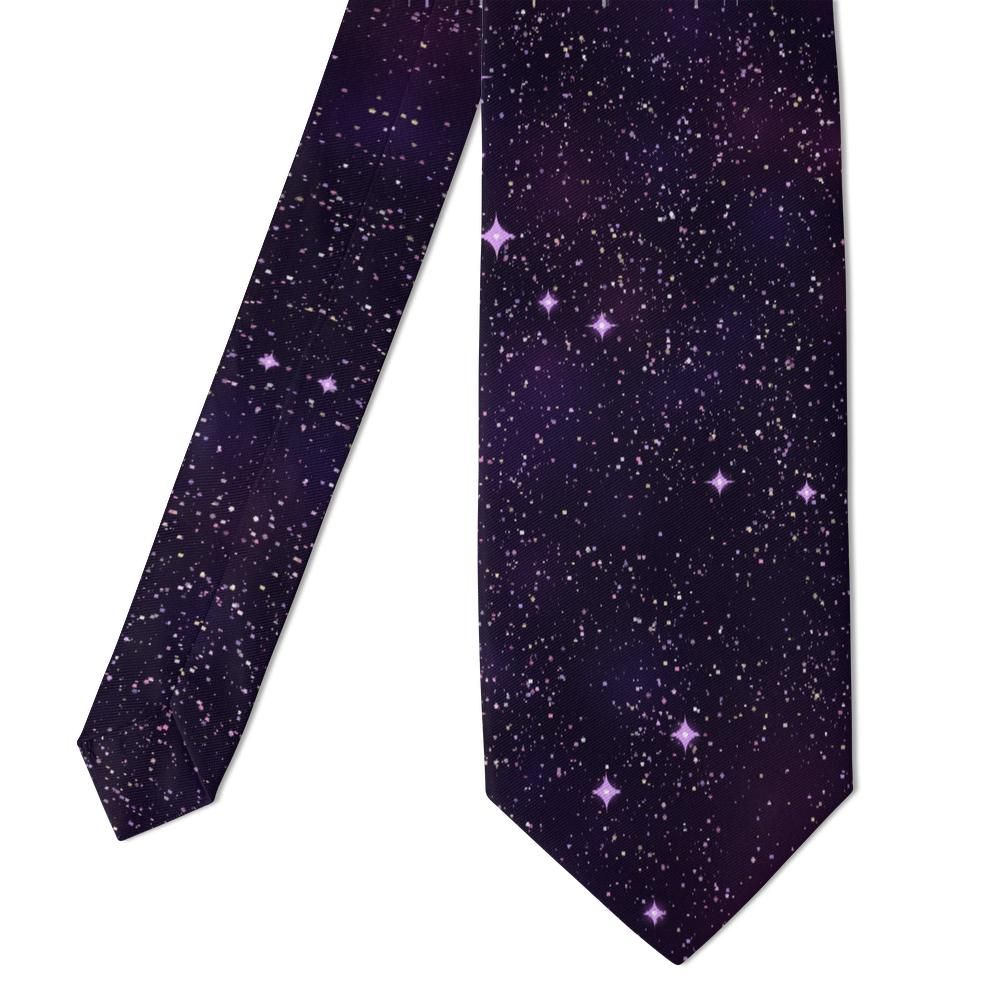 Danneskiold - Violet & Pink Starfield Galaxy Tie – Nebula Dream
